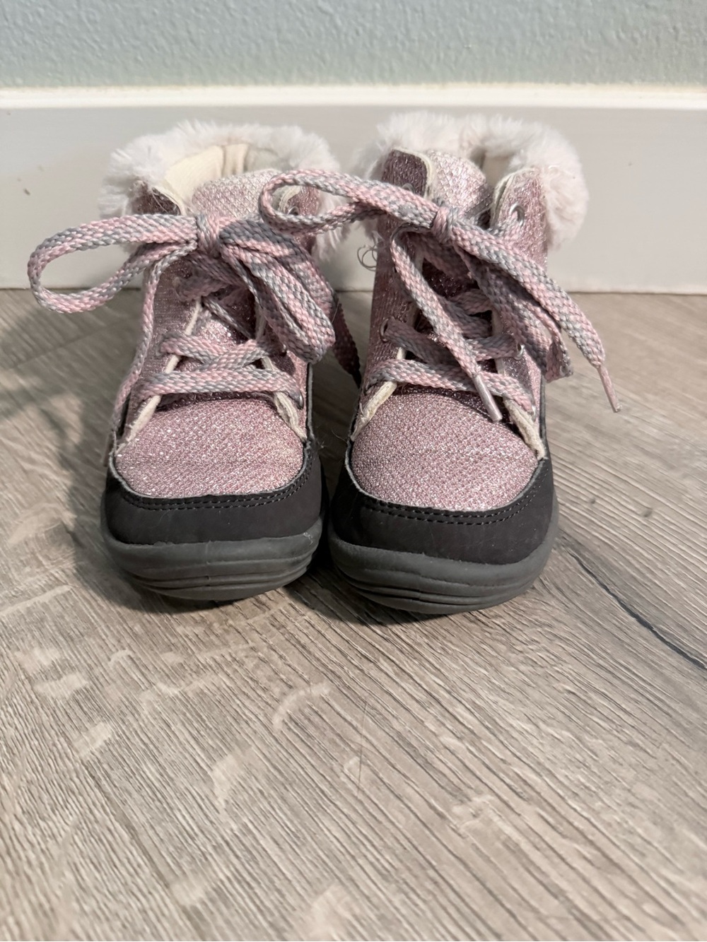 Oshkosh Pink Faux-Fur Lined Winter Boots